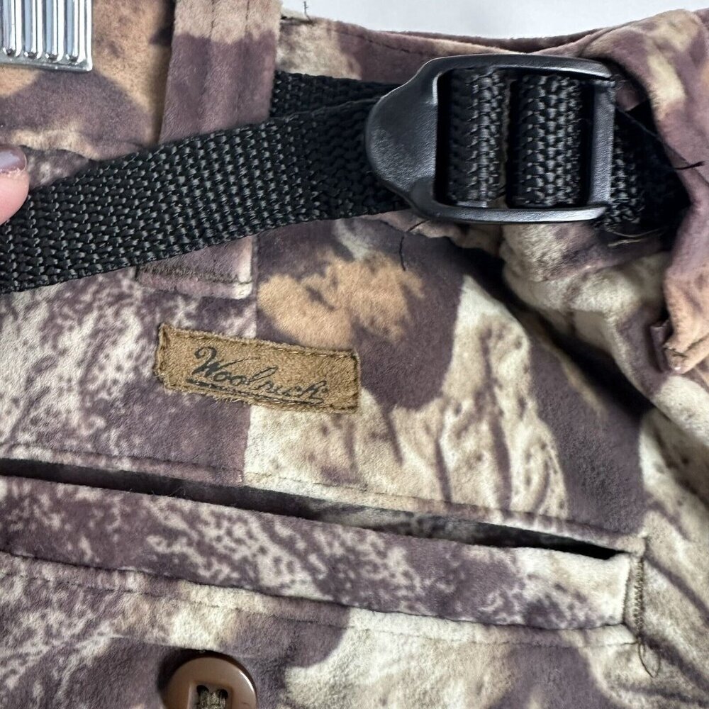 Vintage Woolrich Pants Mens XL Mossy Oak Break Up Camo Soft Shell‎ Lined Hunting - Picture 8 of 16